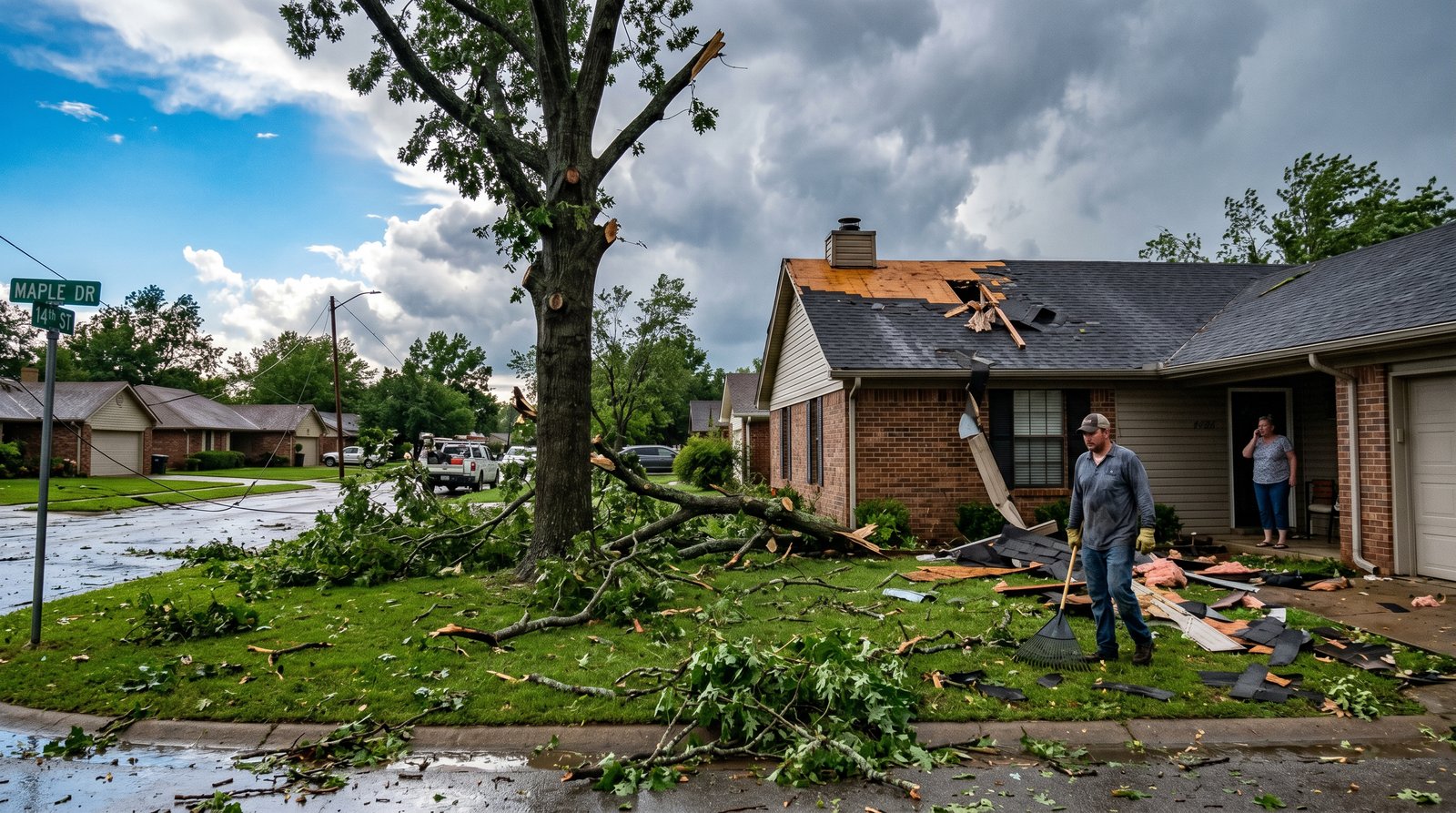 What To Do After a Hail or Wind Storm Hits Your Area – Storm Restoration tips for NWA homeowners